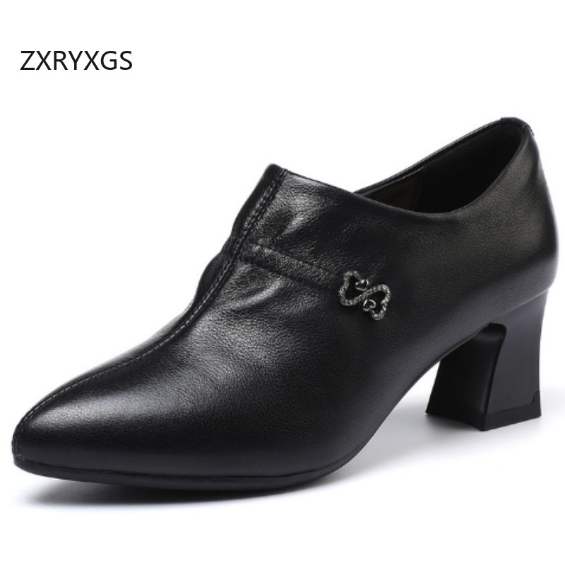 Leather Work Women Shoes - ZXRYXGS Cuero de vaca de primera