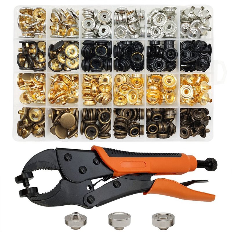 Snap Fastener Setter - Kit de herramientas de fijación rápida