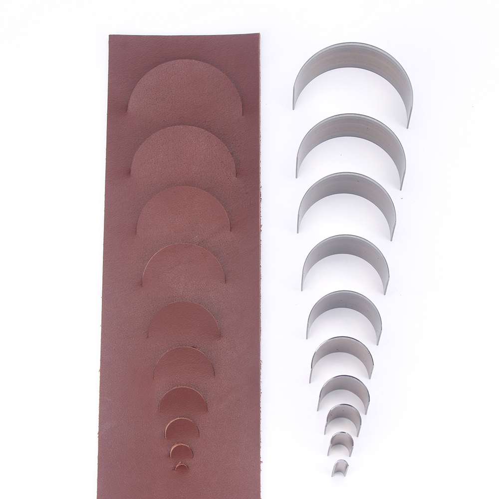 Leatherwork Embossing - Juego de 10 troqueles de perforación