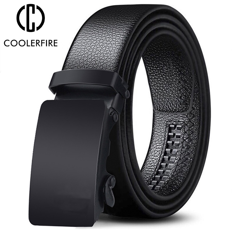 Leather Works Belt - Cinturón de Hombre de Metal, Marca