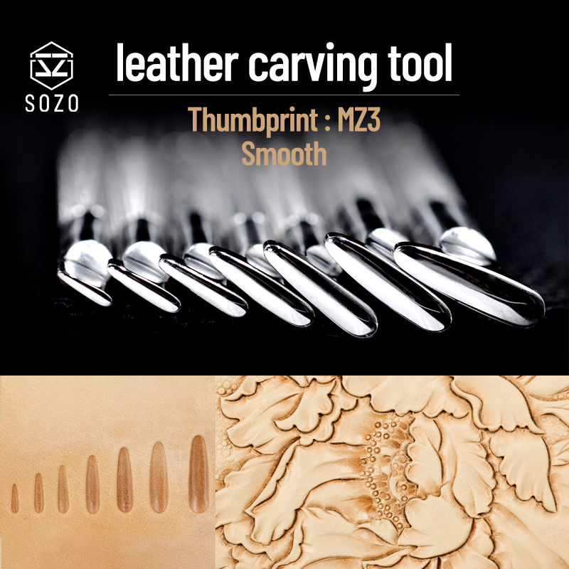 Leatherwork Embossing - SOZO-Herramienta de estampado de cuero MZ3,