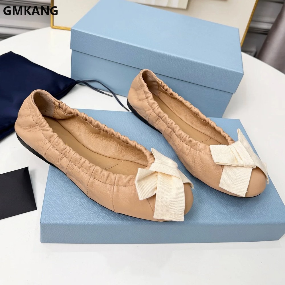 Zapatos Planos de Ballet para  - Leather Work Women Shoes reseña y precio