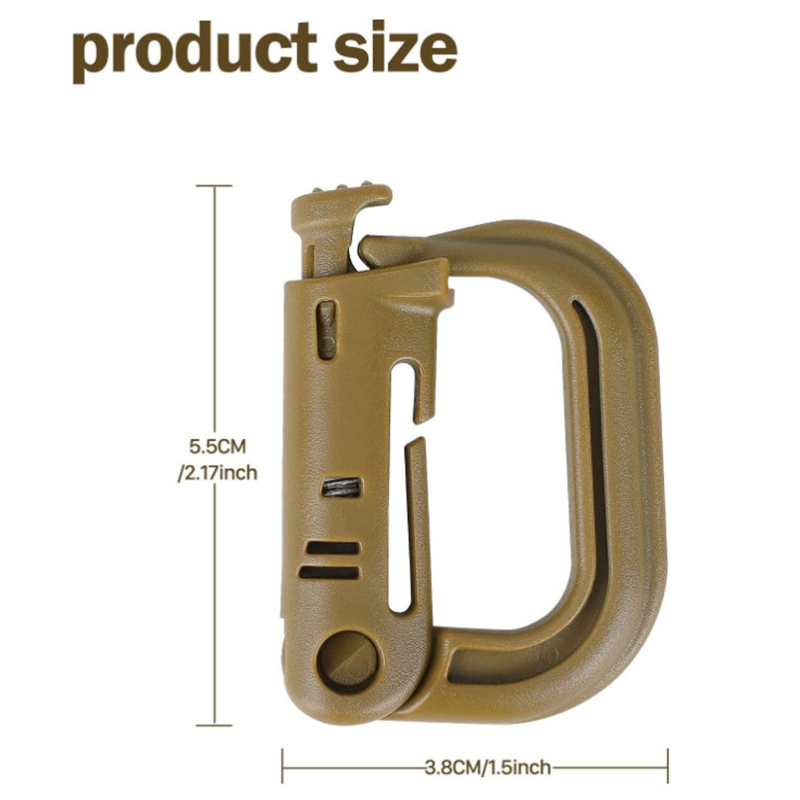 Mosquetón Grimloc Molle, anill - Snap Fastener Setter reseña y precio