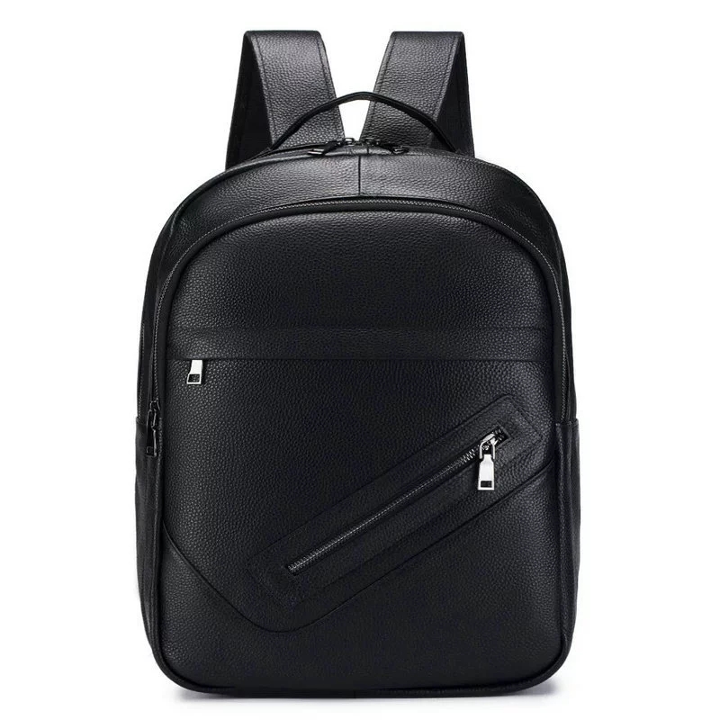 Mochila negra de cuero genuino - Leather Work Rucksack Mens reseña y precio