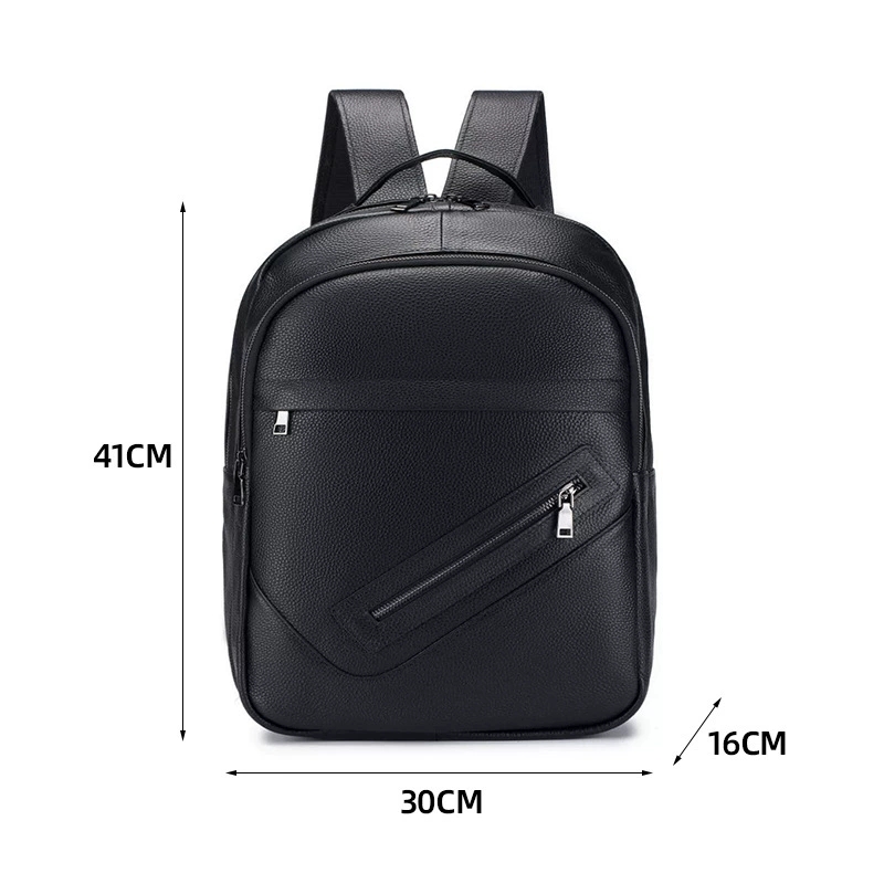 Mochila negra de cuero genuino - Leather Work Rucksack Mens reseña y precio