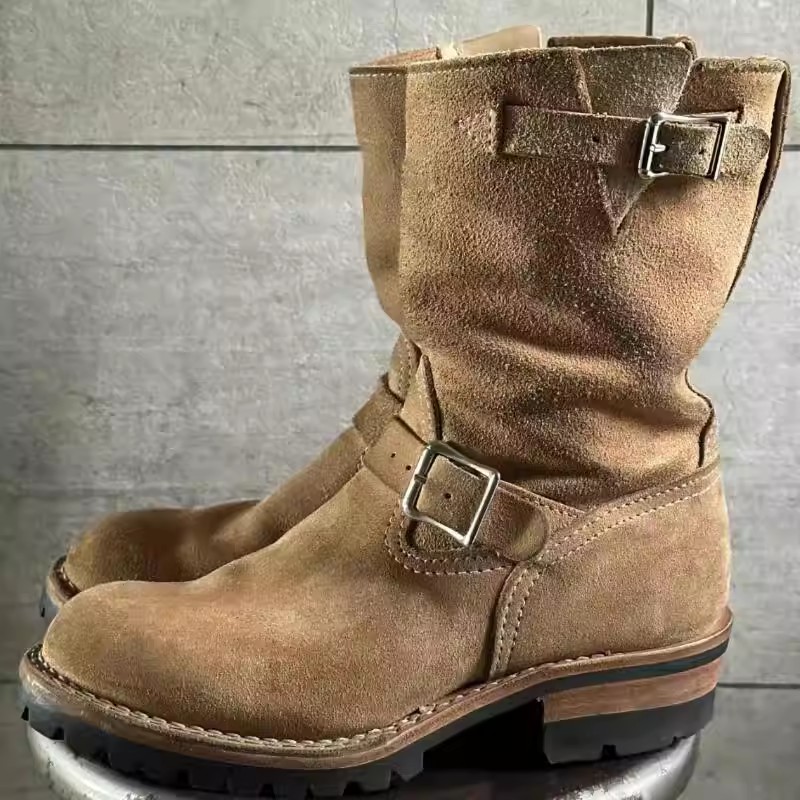 Botas de trabajo caqui de terc - Leather Works Belt reseña y precio