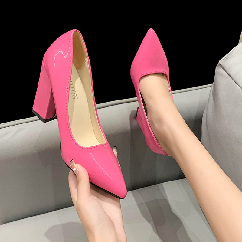 2025 nuevos zapatos de tacón a - Leather Work Women Shoes reseña y precio