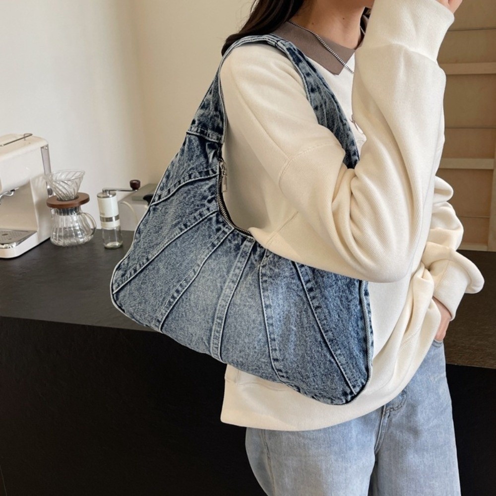 Bolso de hombro de mezclilla l - Leather Work Jeans reseña y precio