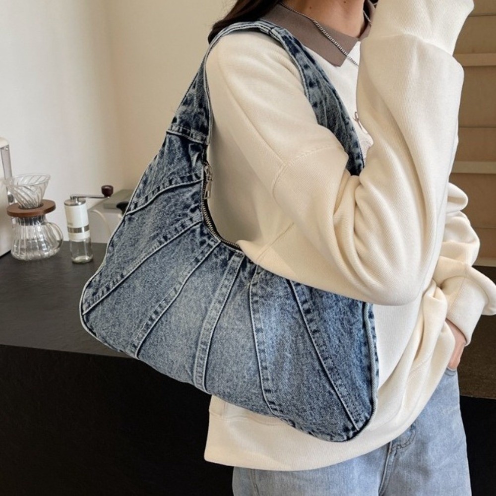 Bolso de hombro de mezclilla l - Leather Work Jeans reseña y precio