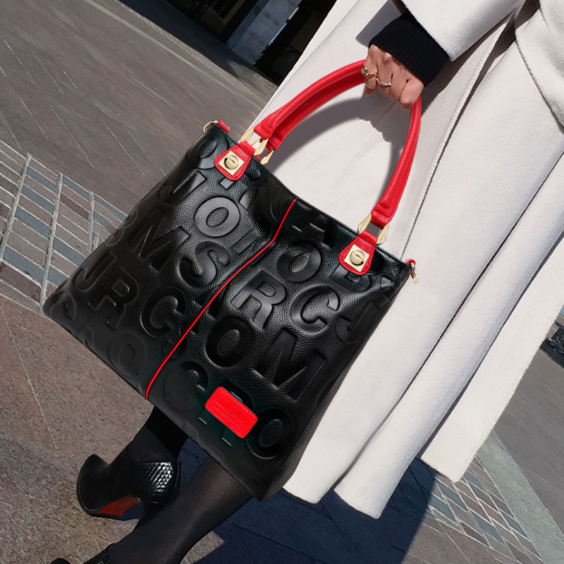 Bolso Tote de Cuero Genuino co - Leatherwork Embossing reseña y precio