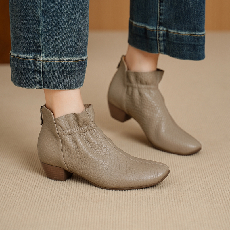 2027 Nuevas Botas para Mujer d - Leather Work Women Shoes reseña y precio