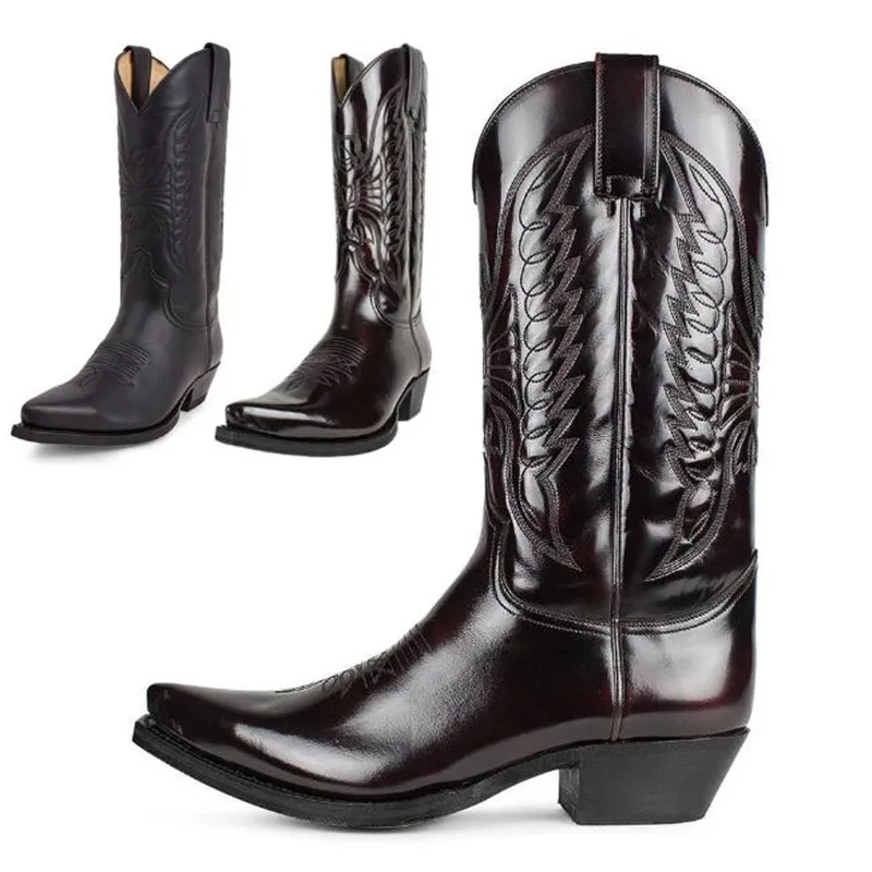 Botas de vaquero para hombre y - Leather Work Women Shoes reseña y precio