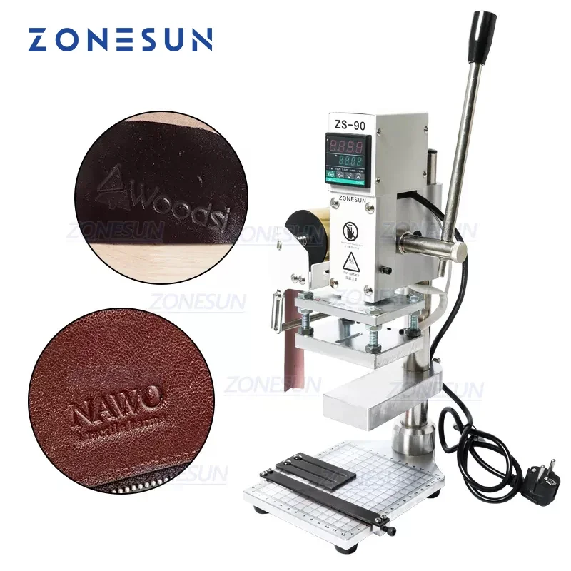 ZONESUN-máquina de estampación - Leatherwork Manual reseña y precio