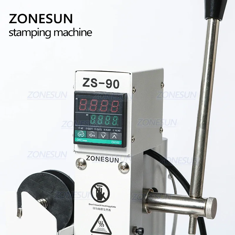ZONESUN-máquina de estampación - Leatherwork Manual reseña y precio
