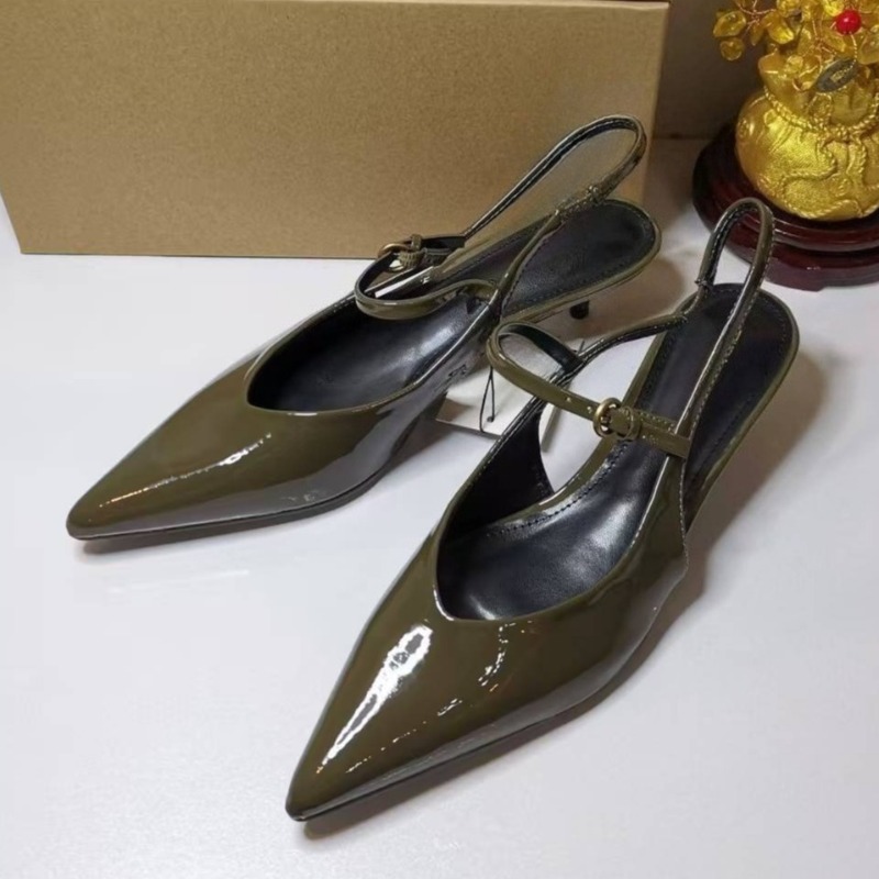Zapatos de tacón elegantes de  - Leather Work Women Shoes reseña y precio