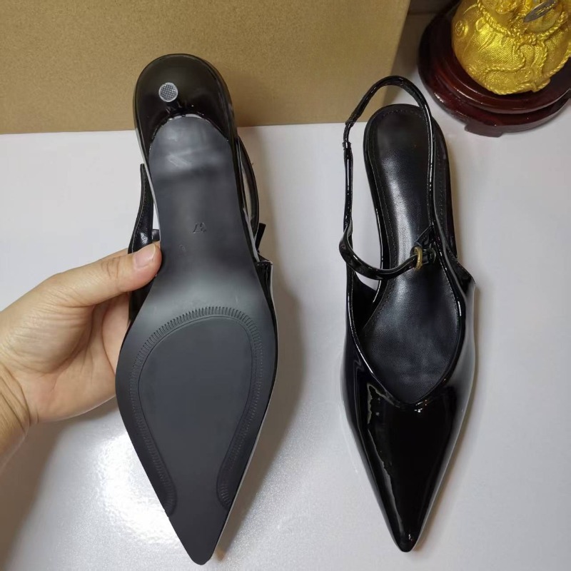 Zapatos de tacón elegantes de  - Leather Work Women Shoes reseña y precio