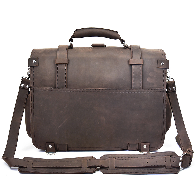 Crazy Horse-mochila gruesa de  - Leather Work Rucksack Mens reseña y precio
