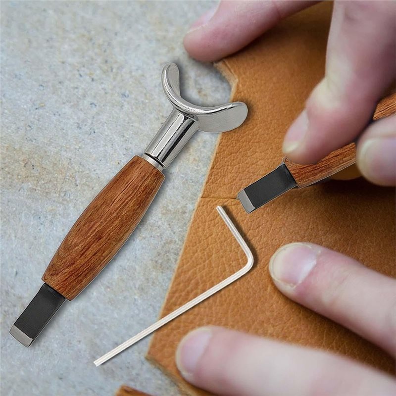 【ORNAMENT】Cuchillo Giratorio p - Leatherwork Manual reseña y precio